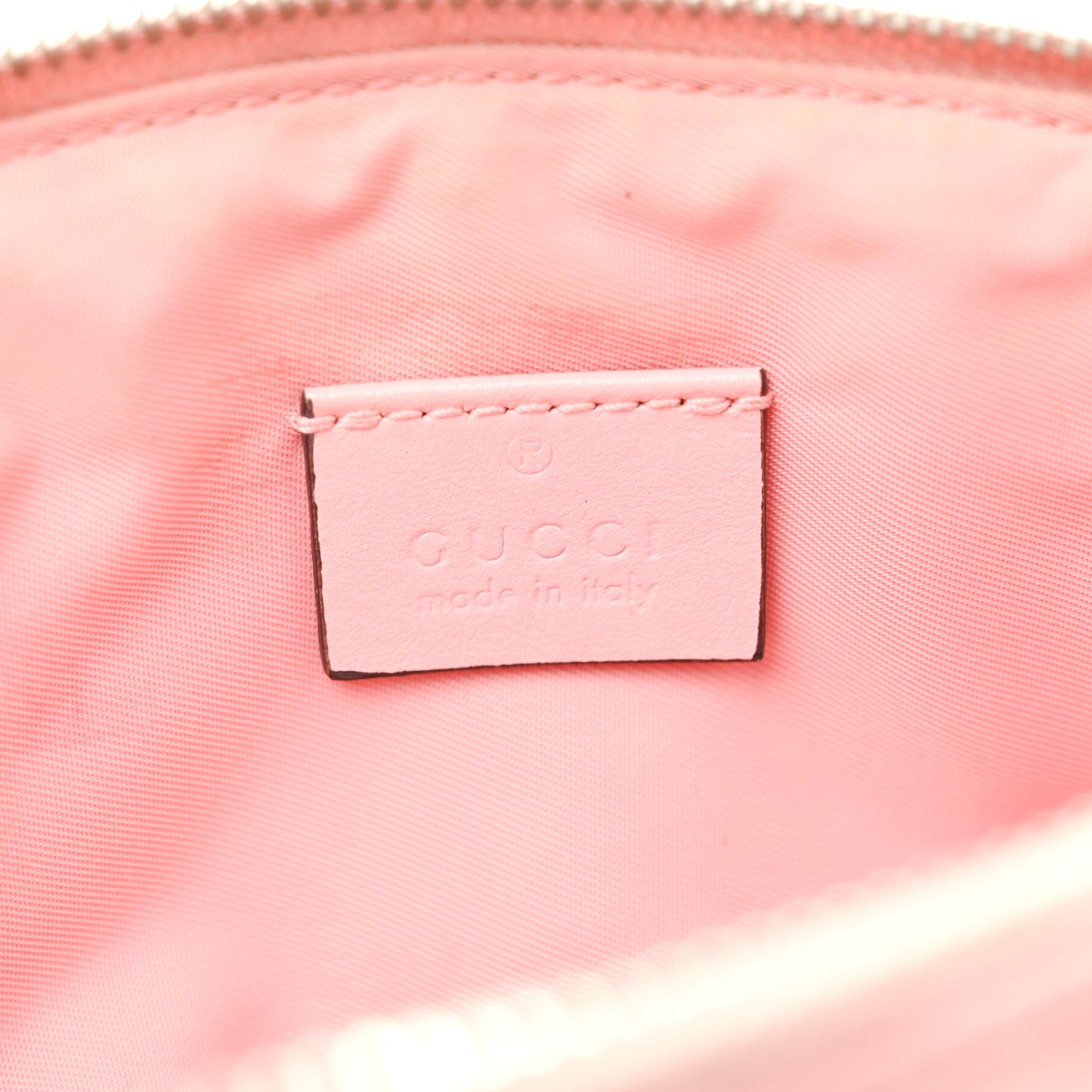 Calfskin Matelasse GG Marmont Pouch Cosmetic Case Wild Rose