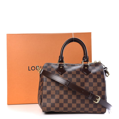 Louis Vuitton Damier Ebene Speedy Bandouliere 25 11 of 11