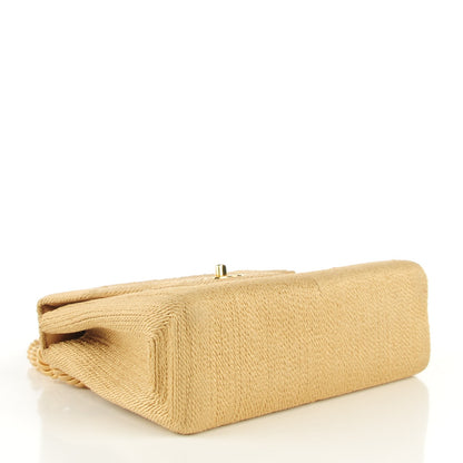 Chanel Silk Rope Shoulder Flap Bag Beige 6 of 11