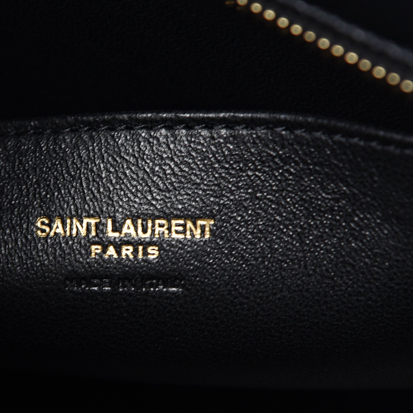 Calfskin Baby Monogram Cabas Black