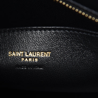 Saint Laurent Calfskin Baby Monogram Cabas Black 5 of 11