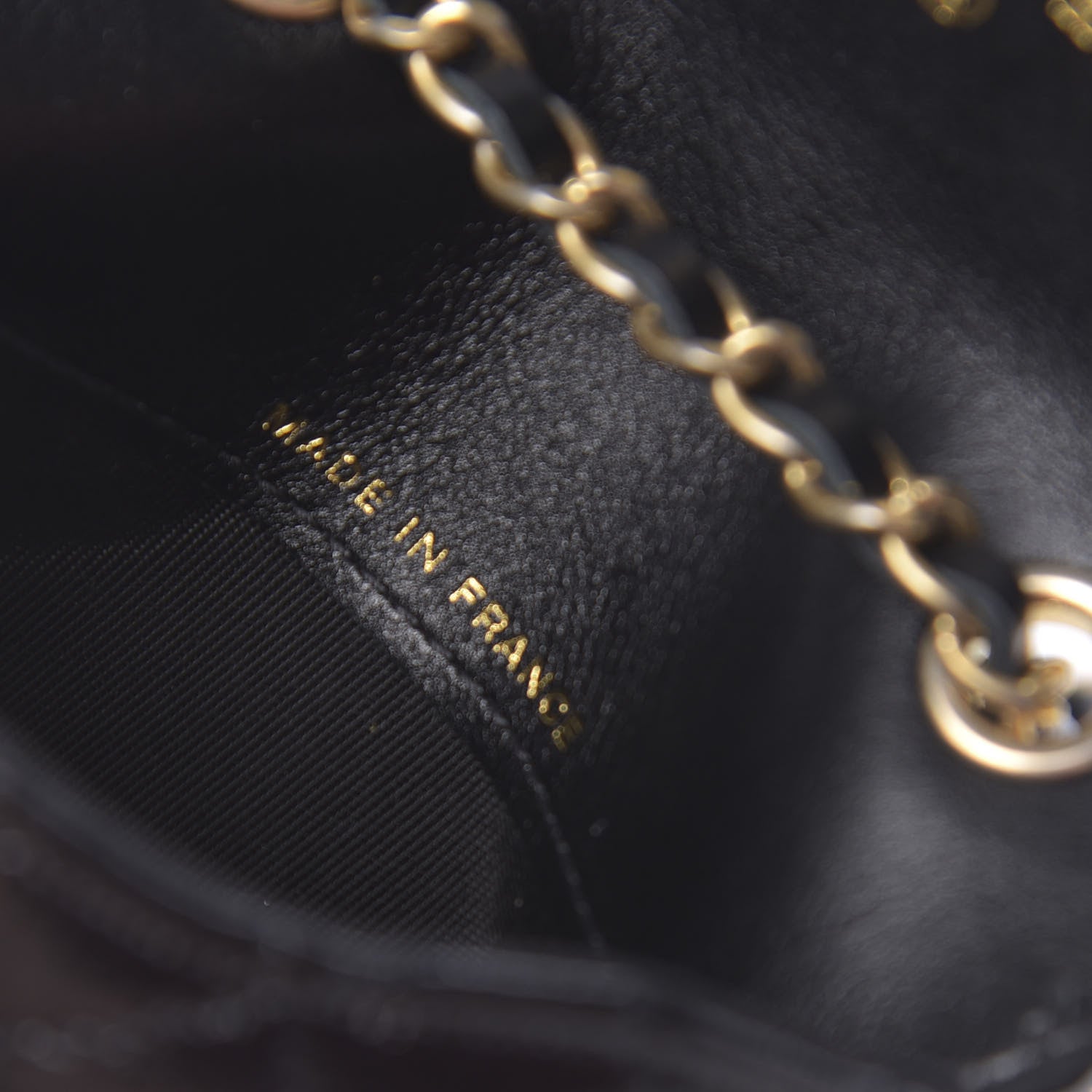 Chanel Shiny Aged Calfskin Quilted Waist Belt Bag Black 7 of 12