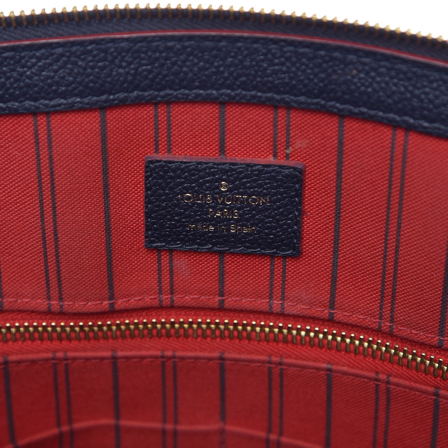 Empreinte Pont Neuf MM Marine Rouge