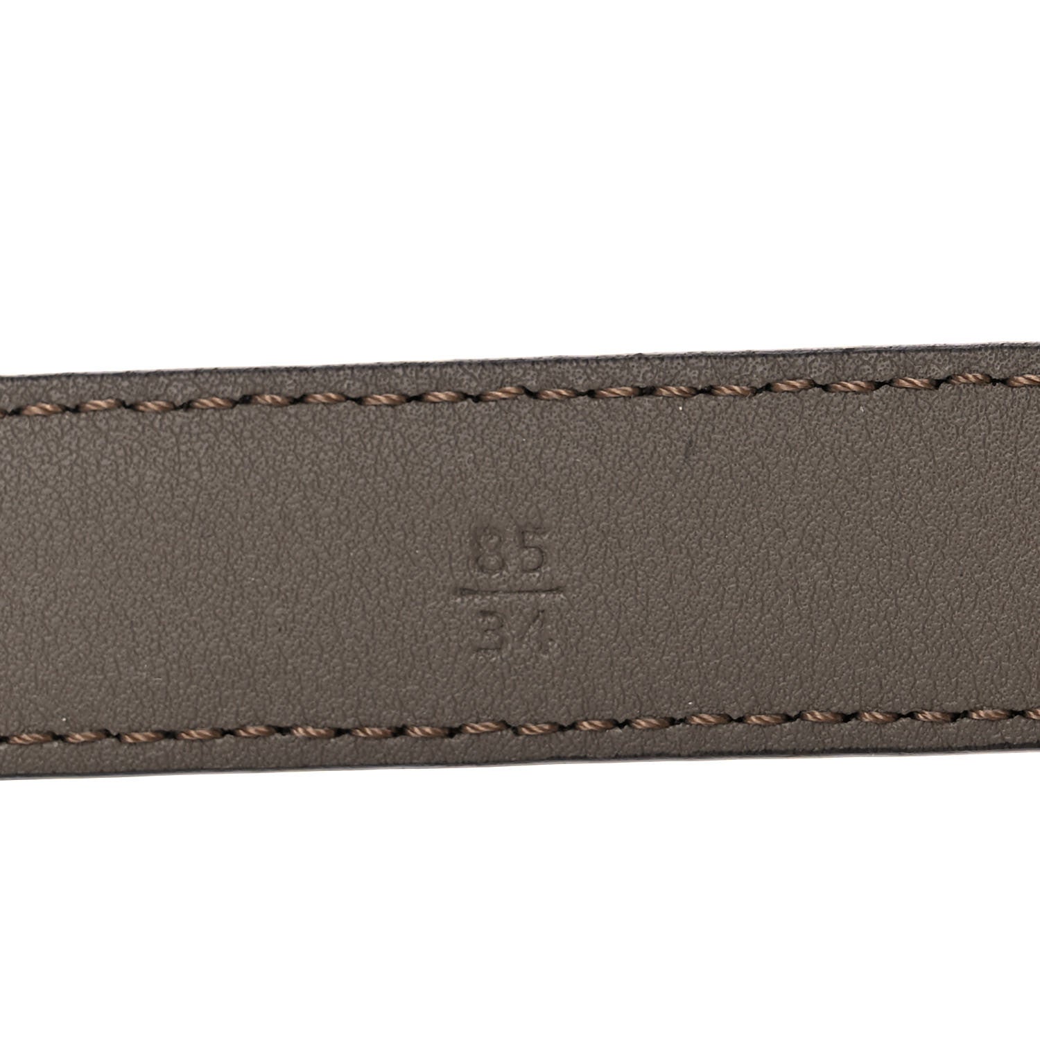 Fendi Vitello King FF 2CM Belt 85 34 Grey 5 of 8