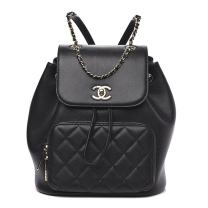 Chanel Caviar Quilted Business Affinity Backpack Black 1 of 8