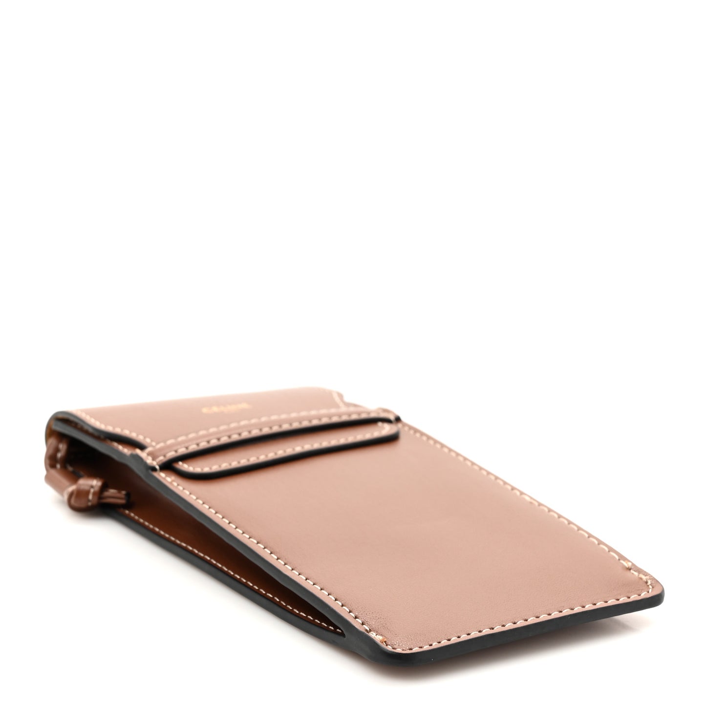 Smooth Calfskin Sunglasses Pouch Tan