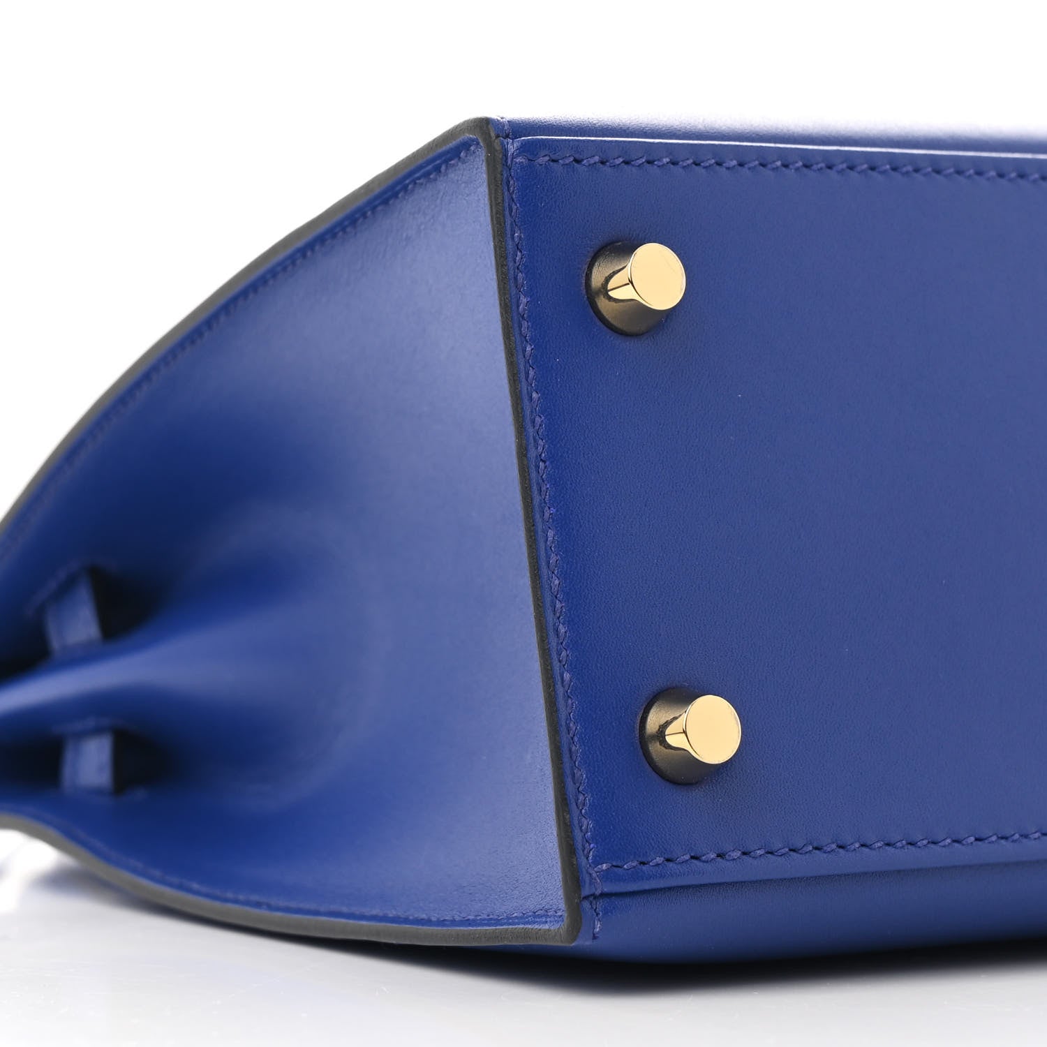 Hermes Box Kelly Sellier 25 Bleu Electrique 9 of 12