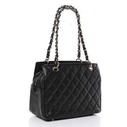 Chanel Caviar Quilted Petit Timeless Tote PTT Black 2 of 10