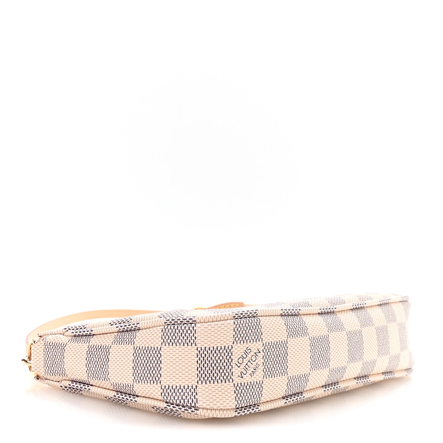 Louis Vuitton Damier Azur Pochette Accessories NM Rose Ballerine 4 of 10