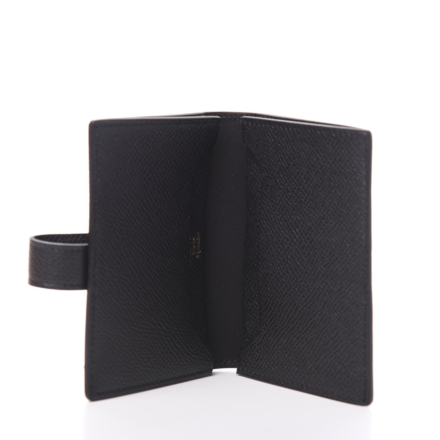 Hermes Epsom Bearn Card Holder Wallet Black 4 of 6