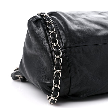 Chanel Lambskin Large Sharpei Shoulder Bag Black 8 of 11
