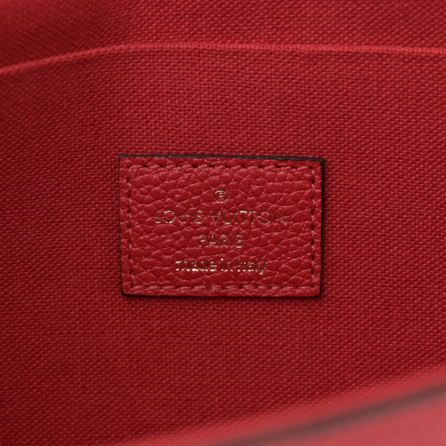 Empreinte Pochette Felicie Chain Wallet Scarlet