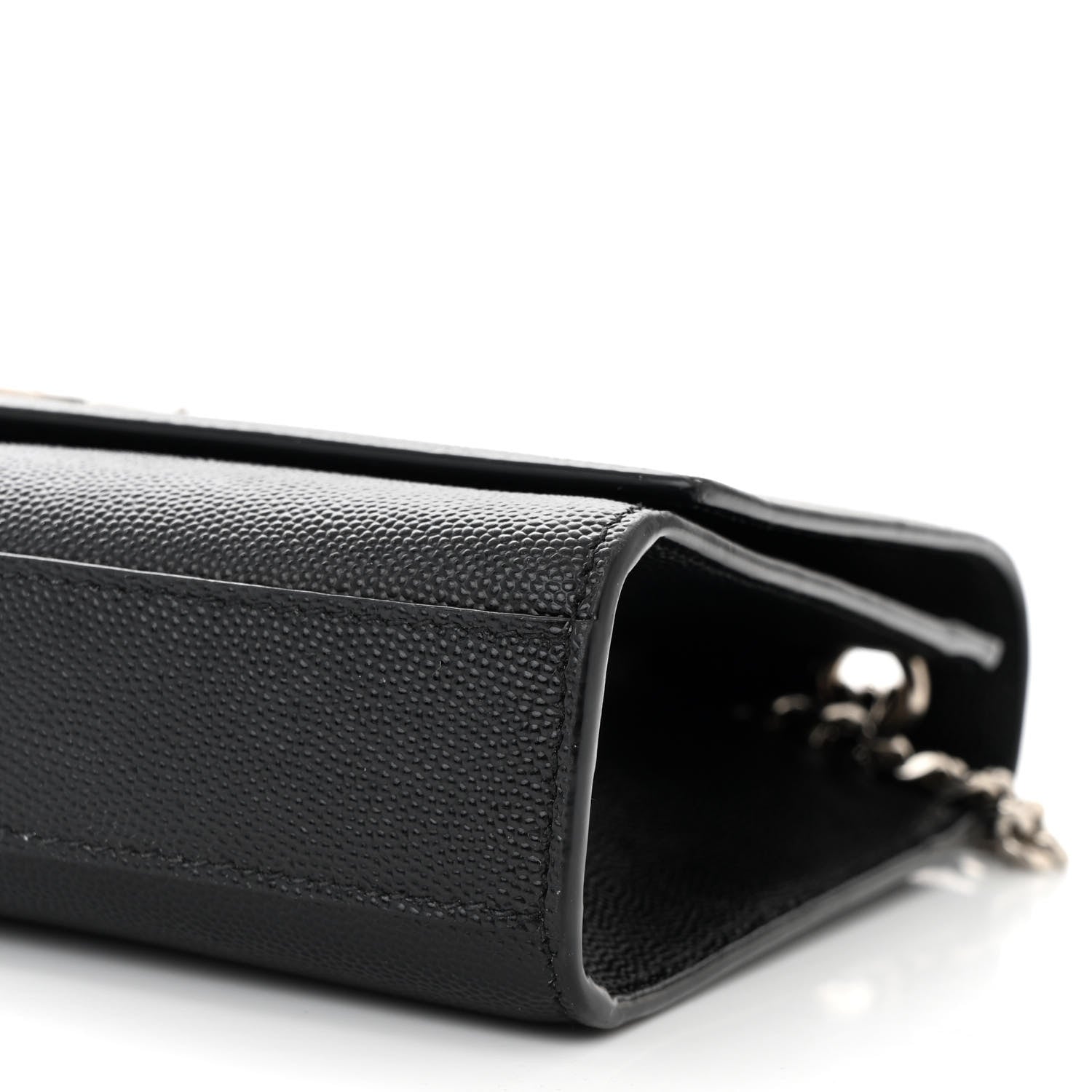 Saint Laurent Grain De Poudre Medium Classic Monogram Kate Satchel Black 10 of 10