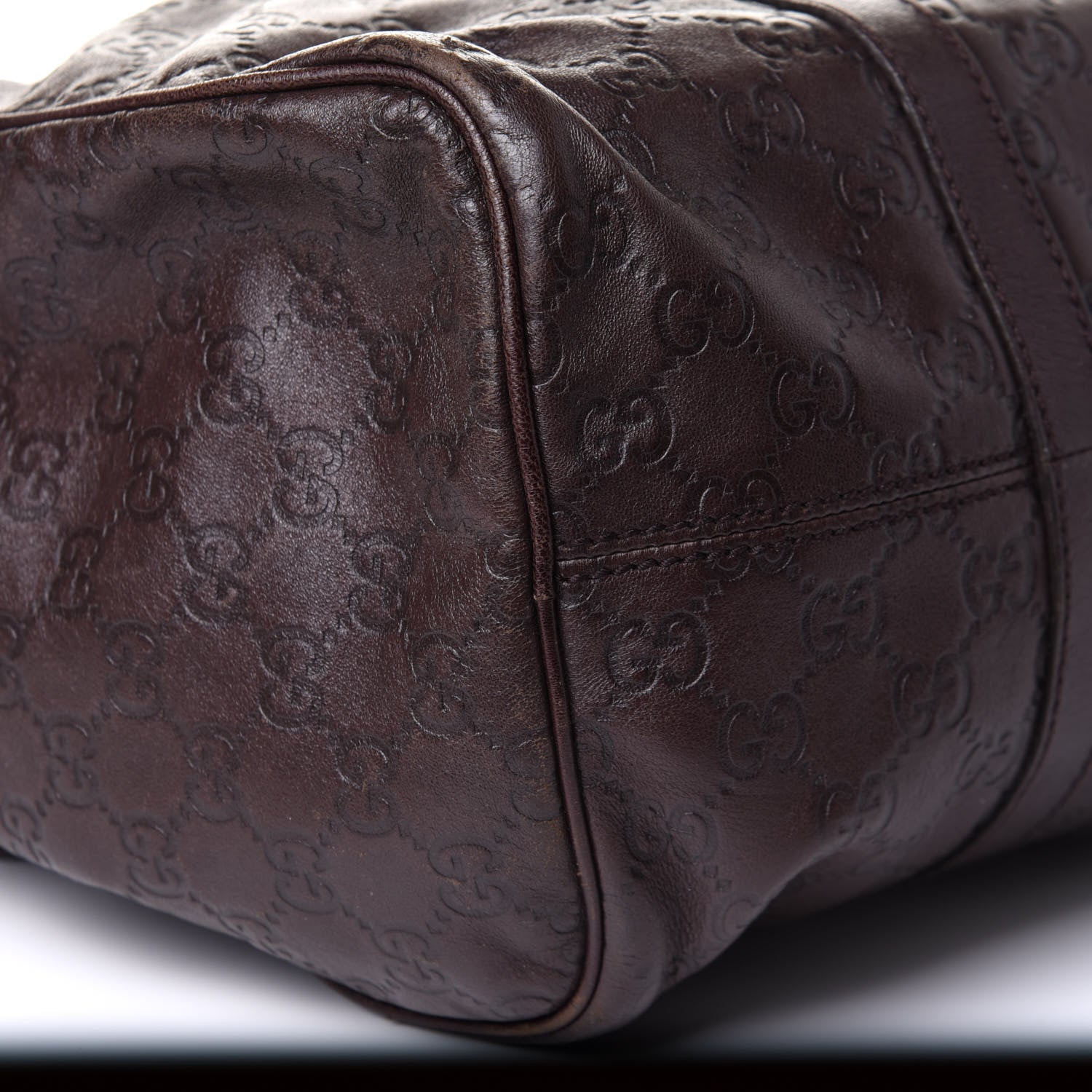 Gucci Guccissima Medium Joy Boston Dark Brown 11 of 12
