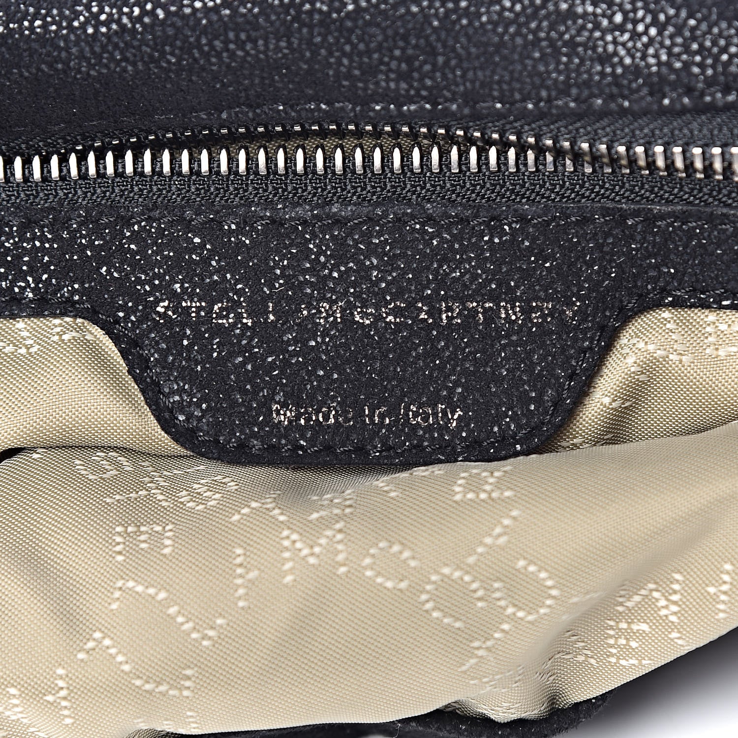 Stella McCartney Shaggy Deer Small Falabella Fold Over Tote Black 6 of 10