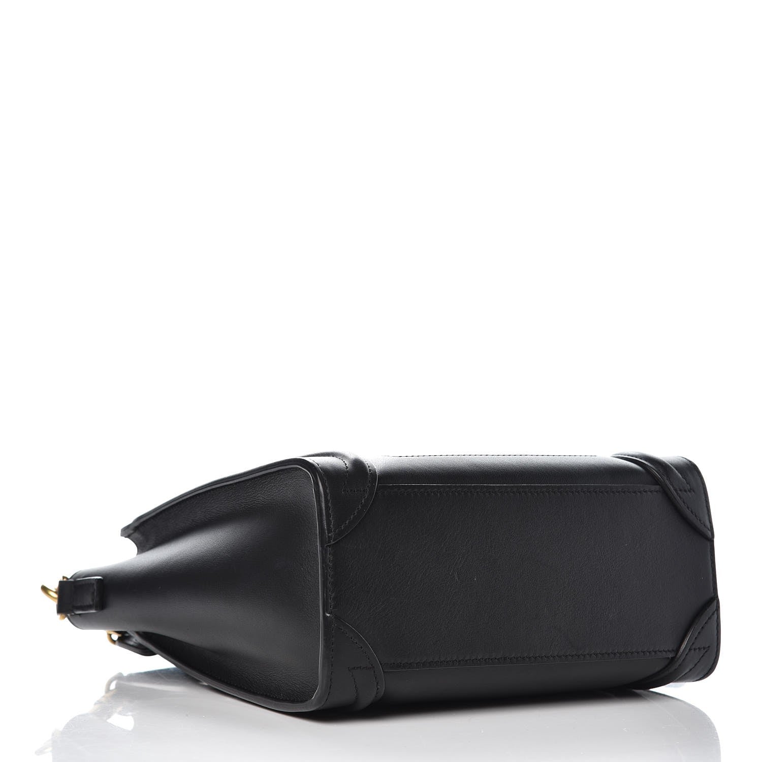 Celine Smooth Calfskin Nano Luggage Black 4 of 8