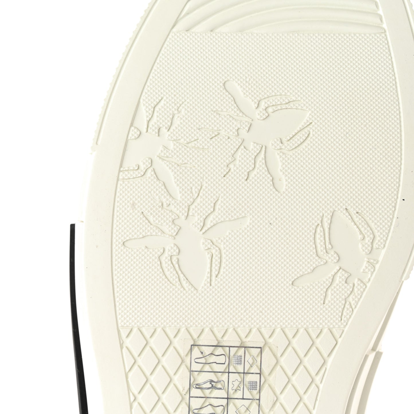 Technical Canvas Oblique Mens B23 High Top Sneakers 38 White