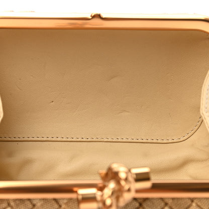 Bottega Veneta Intreccio Oro Bruciato Knot Clutch 7 of 8