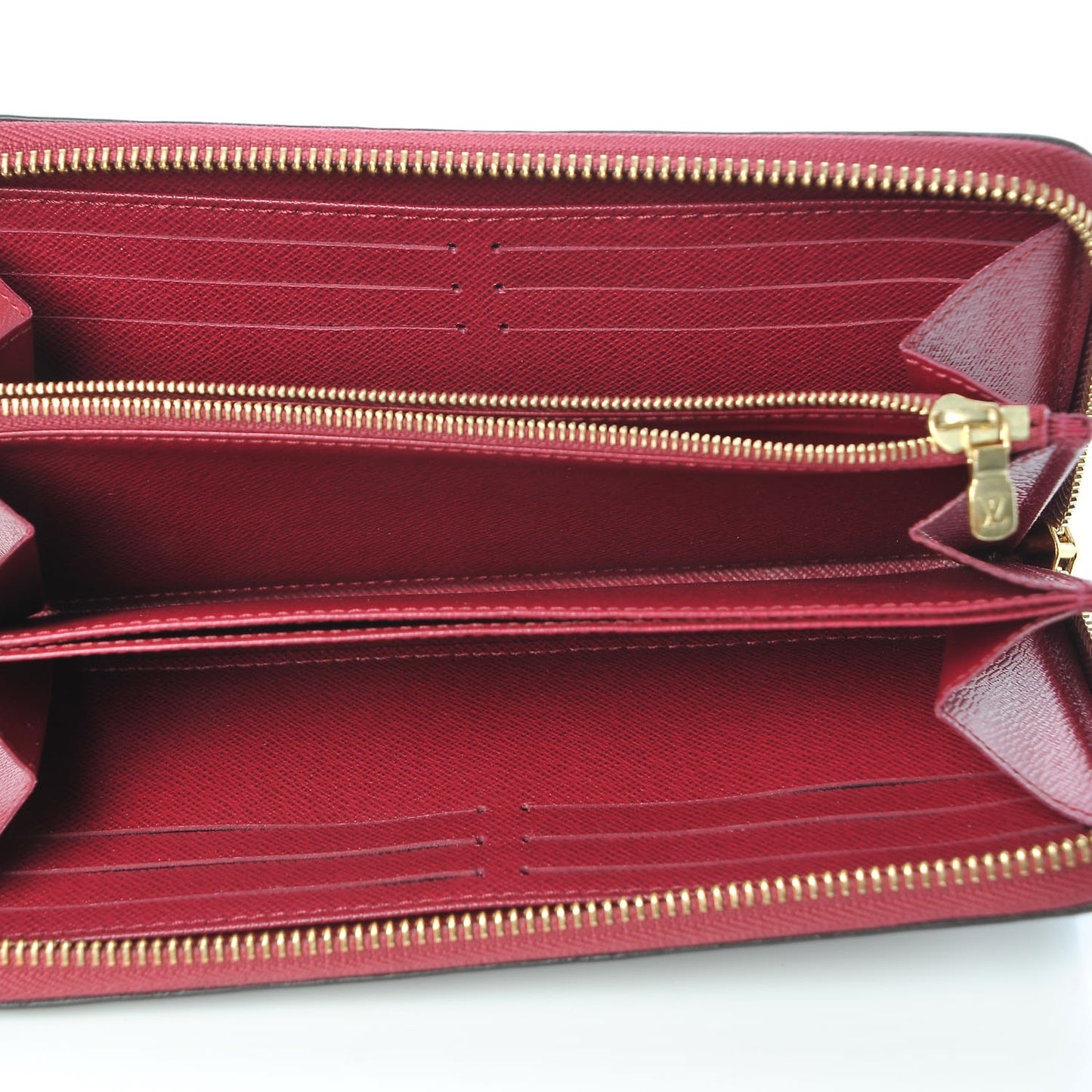 Monogram Pompon Zippy Wallet Fuchsia