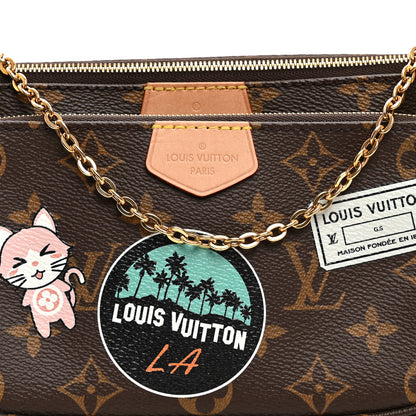 Louis Vuitton Monogram My LV World Tour Multi Pochette Accessories Rose Clair 8 of 10
