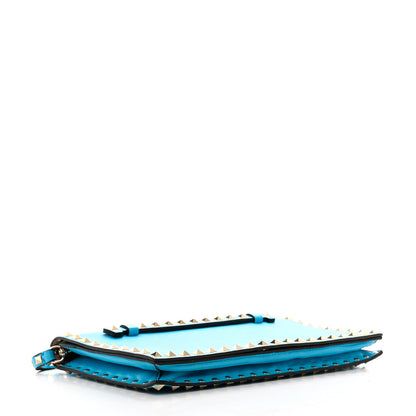 Valentino Garavani Nappa Rockstud Wristlet Clutch Parrot 4 of 6
