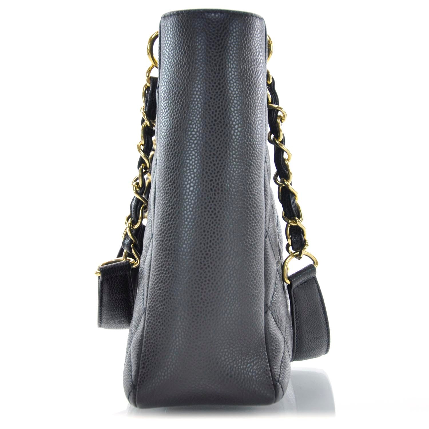 Chanel Caviar Petit Shopping Tote PST Black 4 of 11