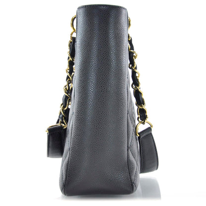 Chanel Caviar Petit Shopping Tote PST Black 4 of 11