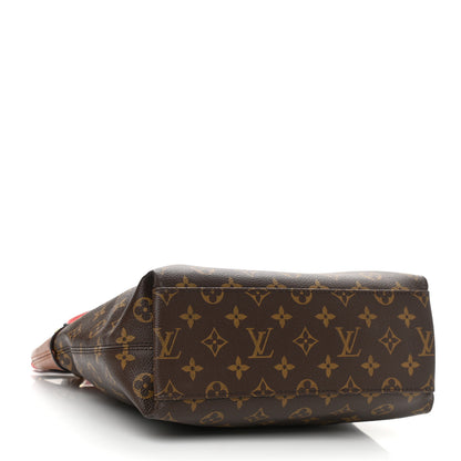 Louis Vuitton Monogram Tuileries Besace Caramel Rouge 4 of 10
