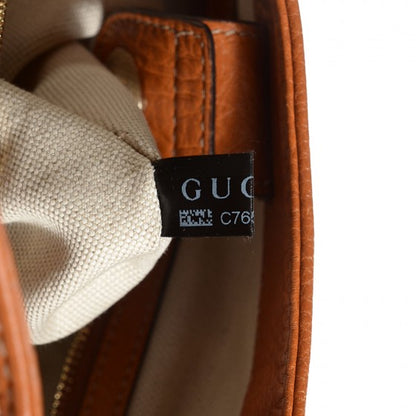 Gucci Pebbled Calfskin Medium Heritage Shoulder Bag Light Tobacco 8 of 18