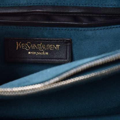 Saint Laurent Alligator Capri Flap Hobo Black 7 of 13