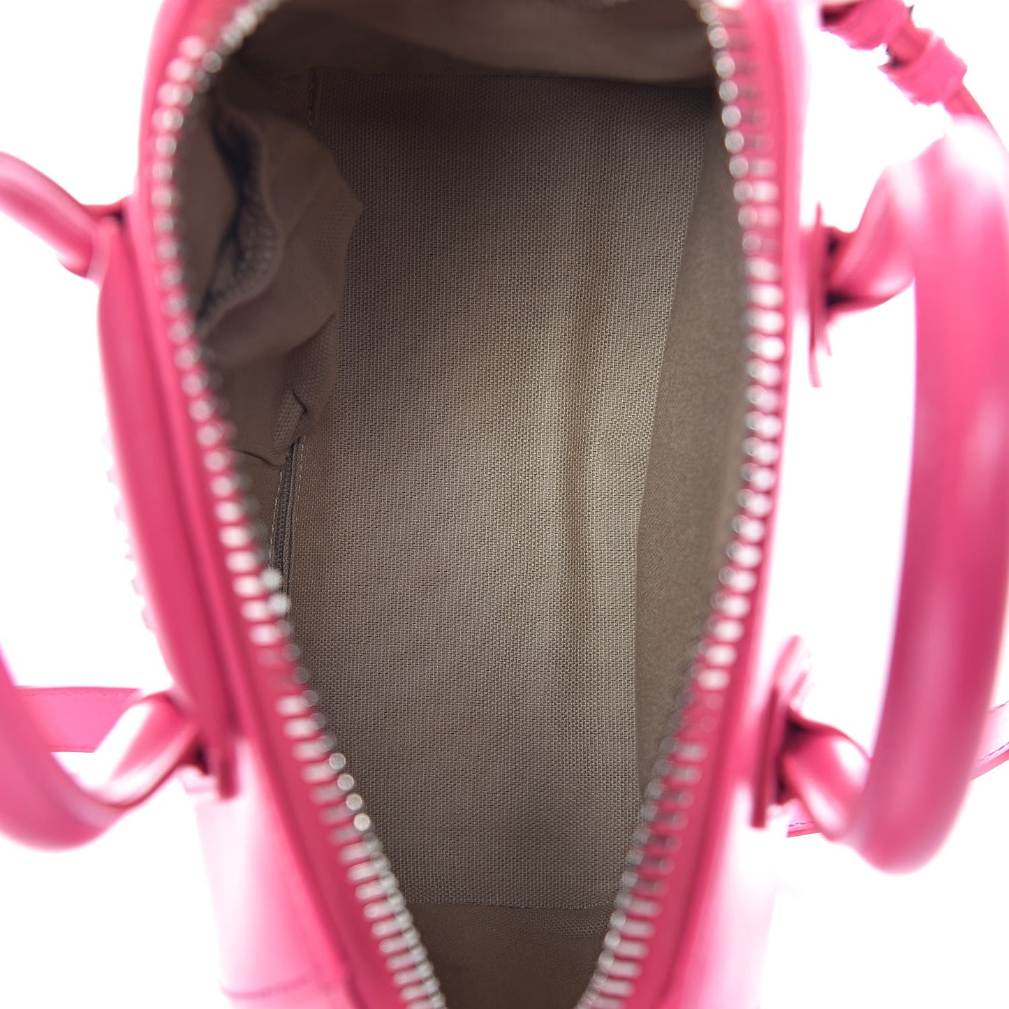 Shiny Lord Calfskin Mini Antigona Shocking Pink