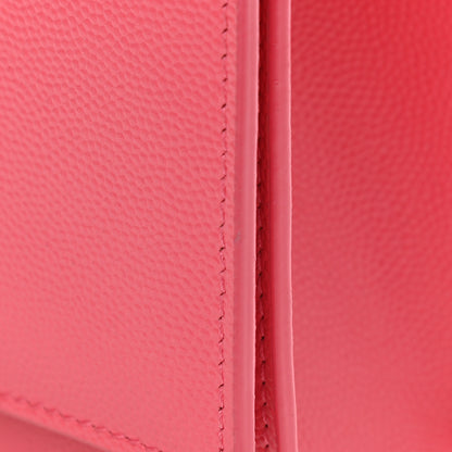 Saint Laurent Grain De Poudre Medium Classic Monogram Kate Satchel Rose Clair 12 of 15