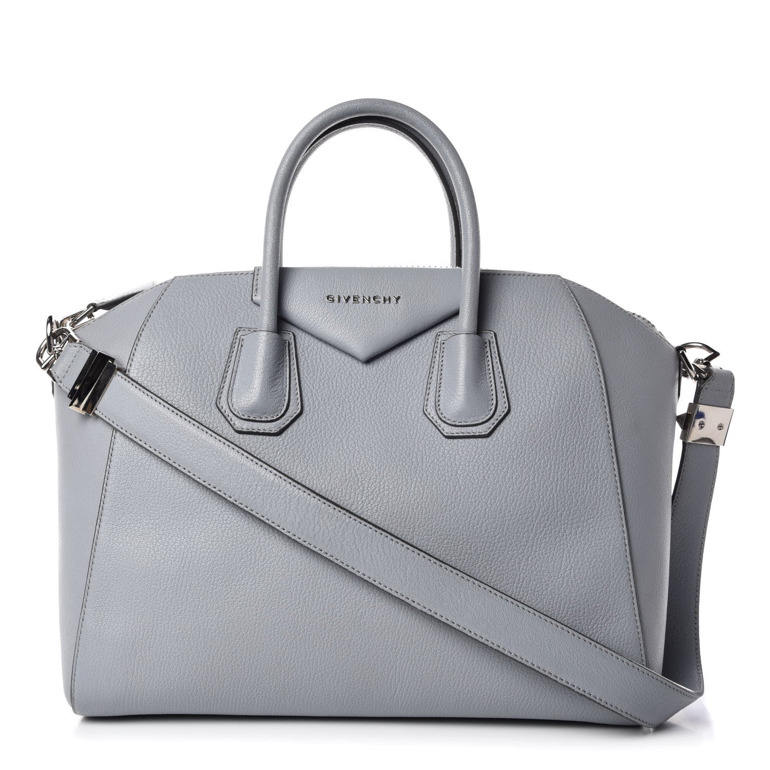 Givenchy Sugar Goatskin Medium Antigona Pearl Grey 1 of 18