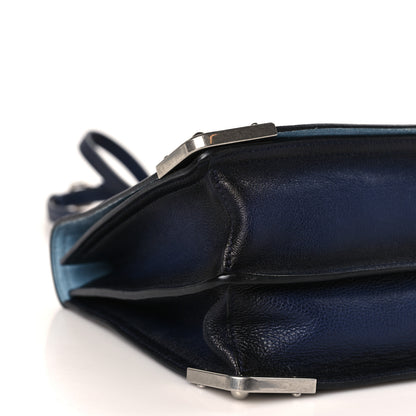 Prada Glace Calfskin Large Soft Cahier Bag Inchiostro 8 of 9