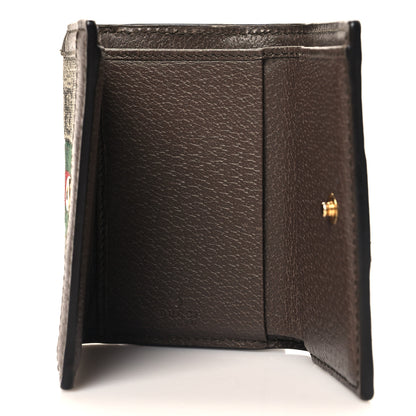 Gucci GG Supreme Monogram Web Ophidia Bi-Fold Wallet Beige New Acero 5 of 10