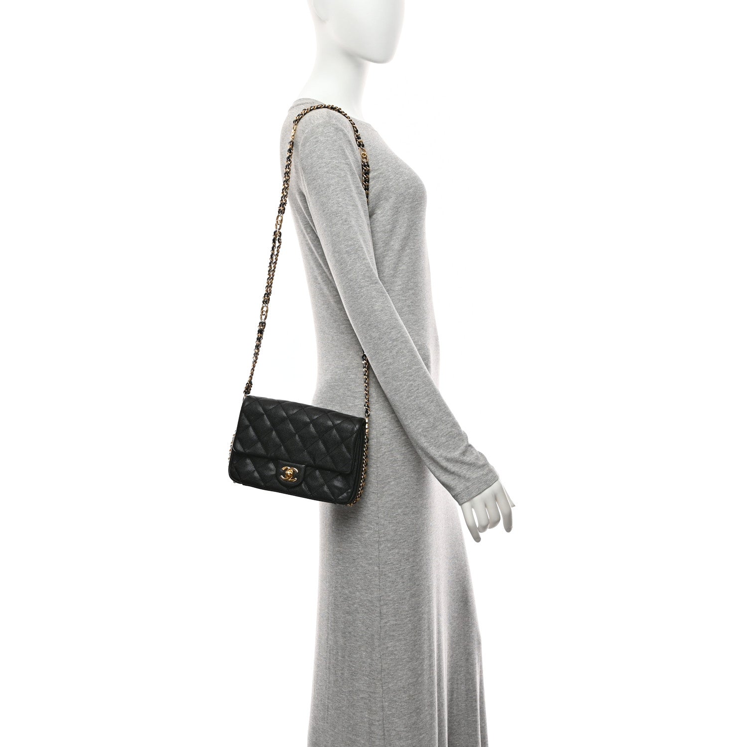 Chanel Caviar Quilted Mini CC You Flap Black 2 of 10