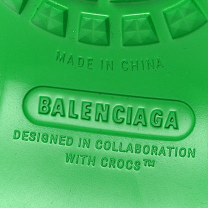 Balenciaga X CROCS Rubber Womens Pool Slides 40 Green 8 of 10