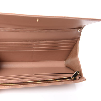 Christian Dior Patent Cannage Lady Dior Wallet On Chain Beige 5 of 11