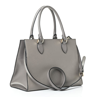 Prada Saffiano Soft Tote Argilla 2 of 4