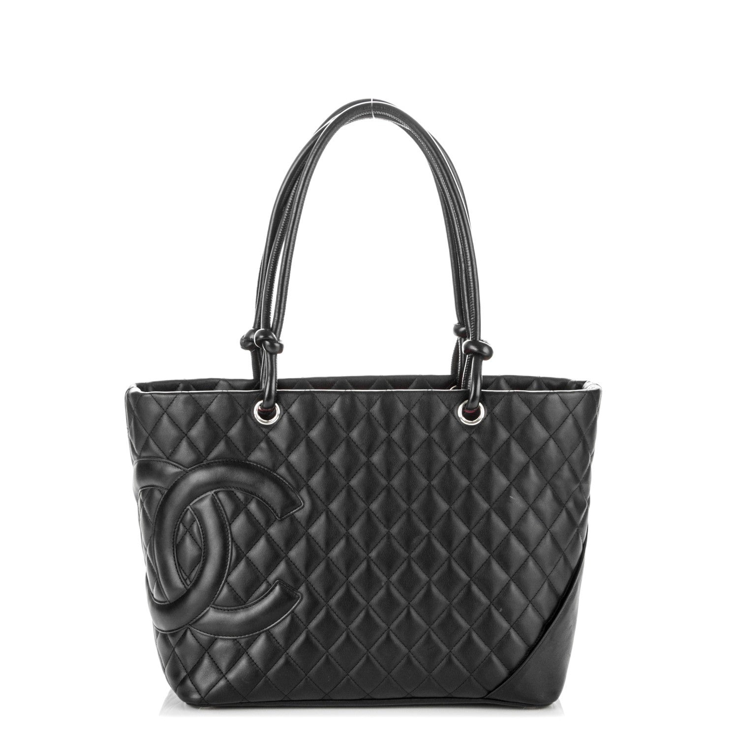 Chanel Calfskin Quilted Large Cambon Tote Black 1 of 8