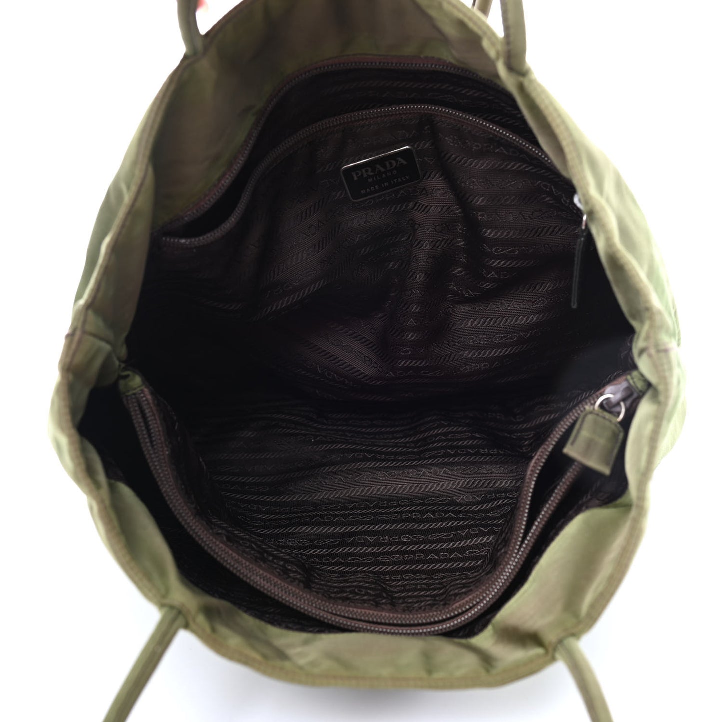 Tessuto Nylon Tote Fumo