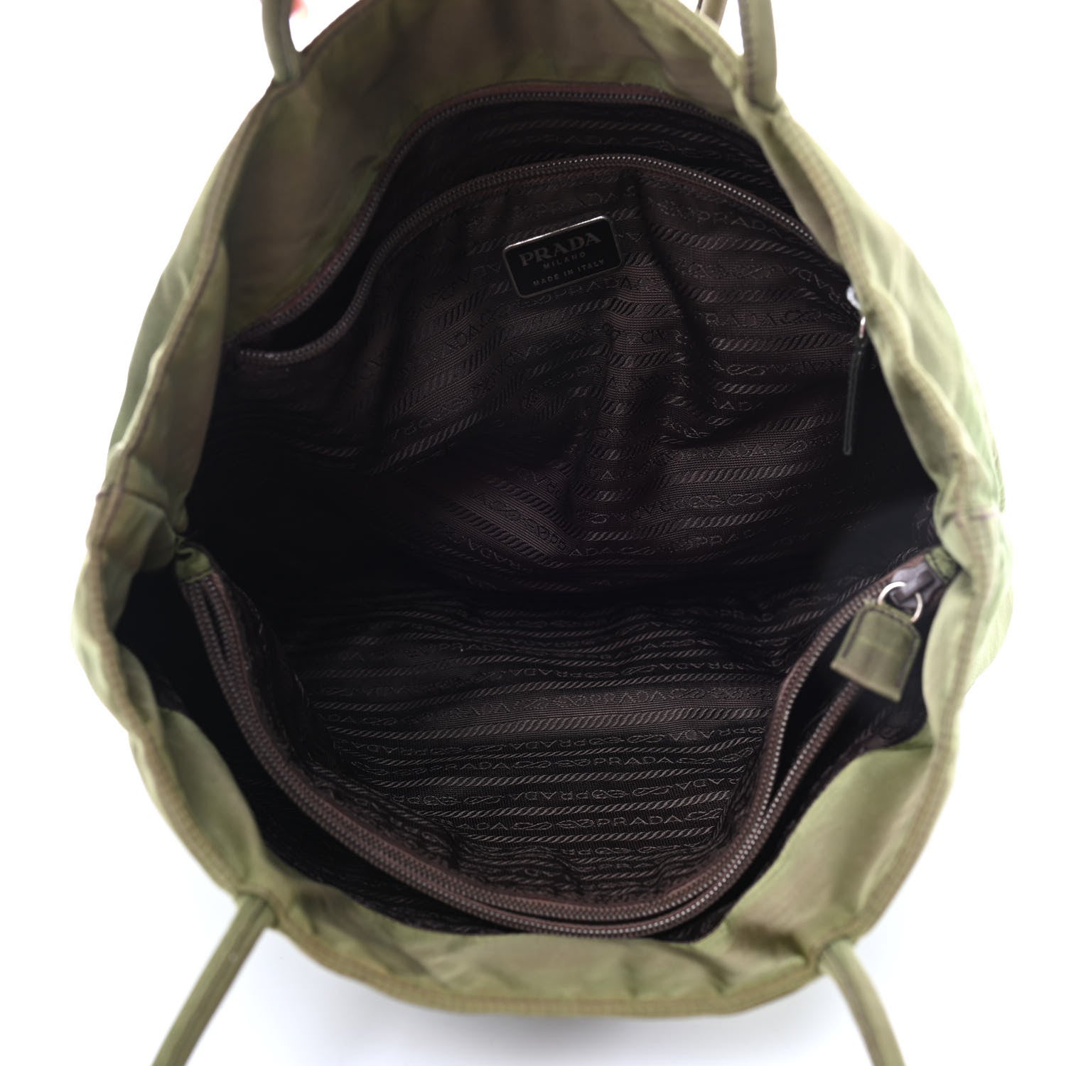 Prada Tessuto Nylon Tote Fumo 4 of 6