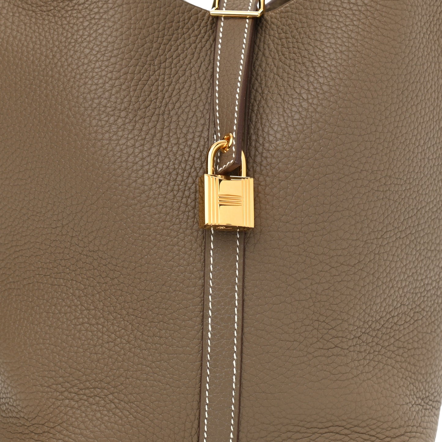 Taurillon Clemence Picotin Lock 22 MM Etoupe