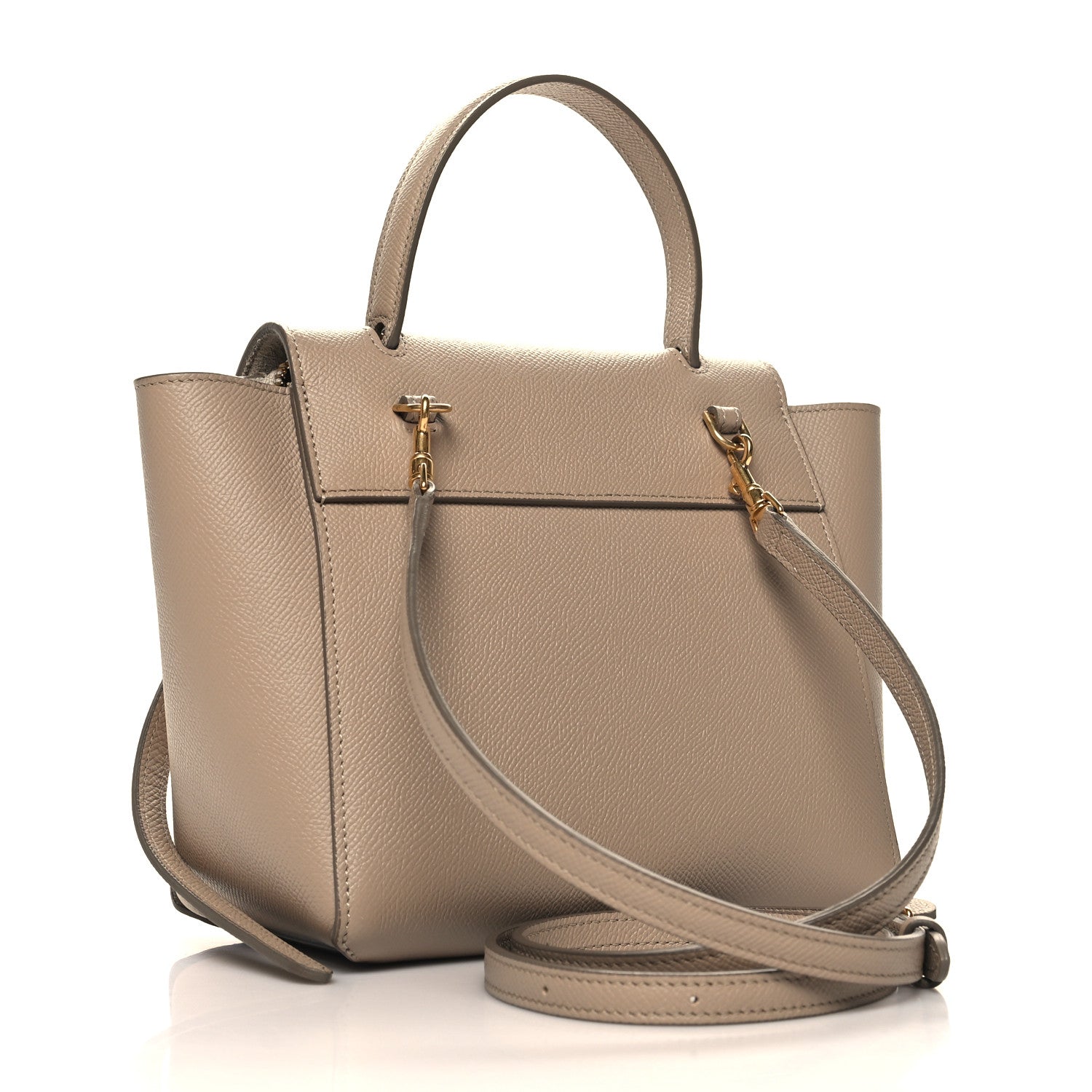Celine Grained Calfskin Nano Belt Bag Light Taupe 2 of 12