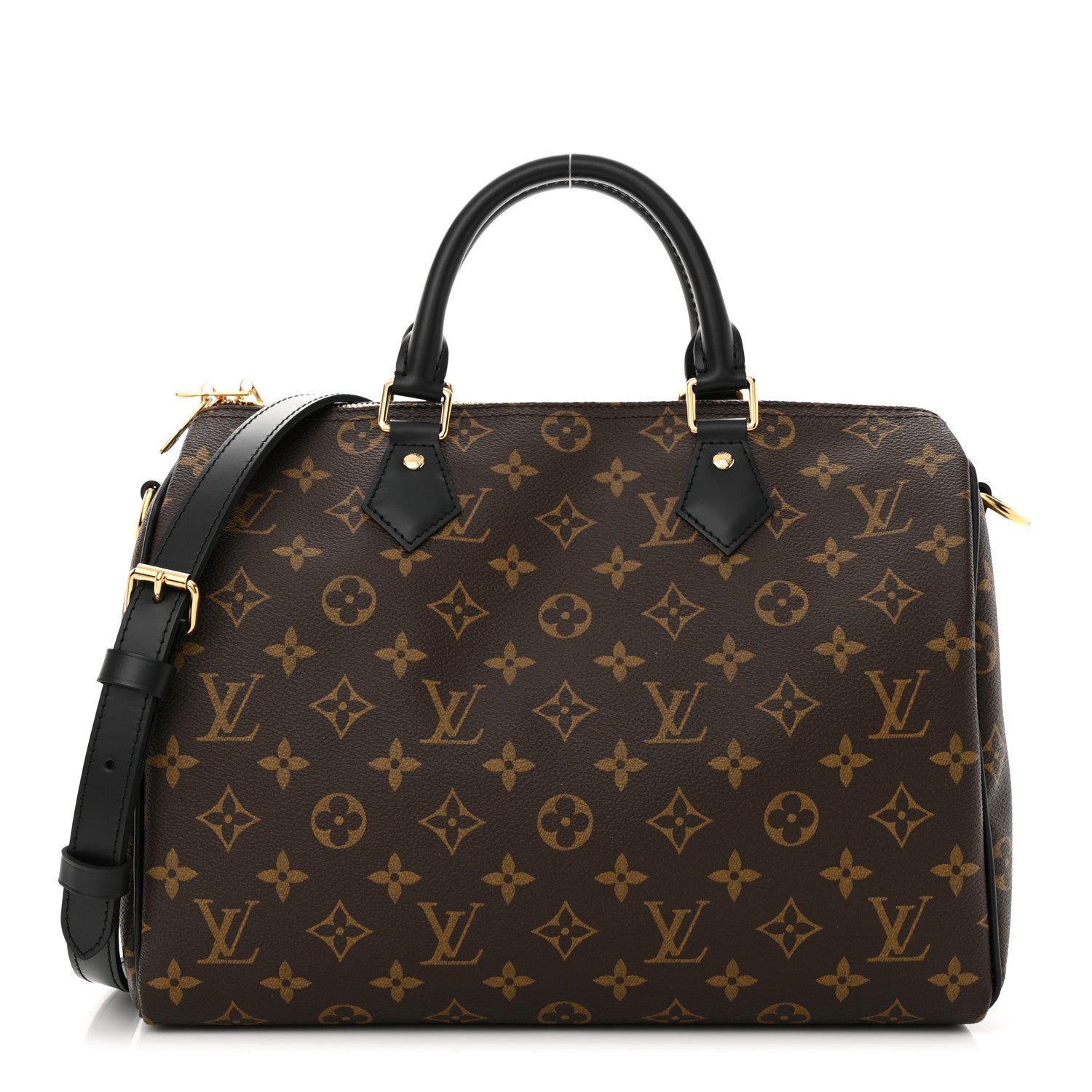 Louis Vuitton Monogram My World Tour Speedy Bandouliere 30 Black 1 of 12