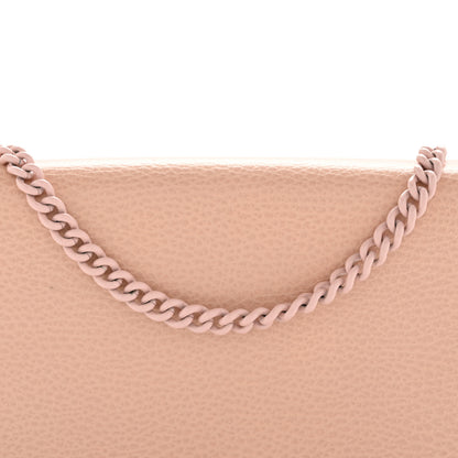Gucci Dollar Calfskin Enamel Monochrome Mini GG Marmont Chain Wallet Perfect Pink 7 of 13