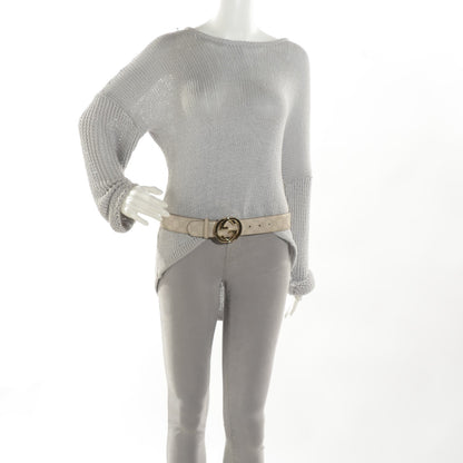 Gucci Guccissima Interlocking G 40mm Belt 85 34 Off White 2 of 5