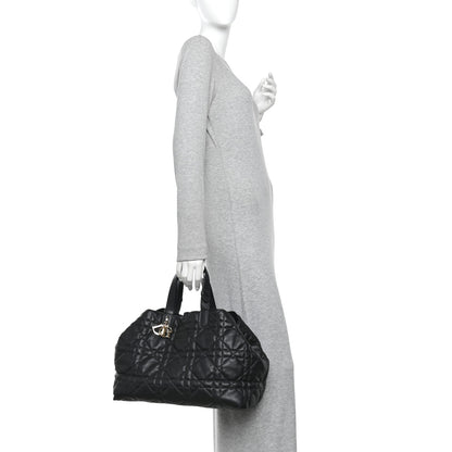 Christian Dior Calfskin Macrocannage Medium Toujours Black 2 of 11