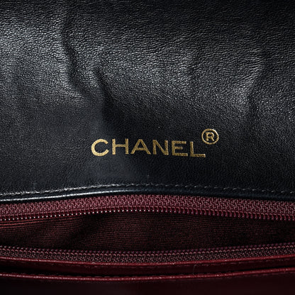 Chanel Lambskin Quilted Medium Single Flap Black 8 of 21