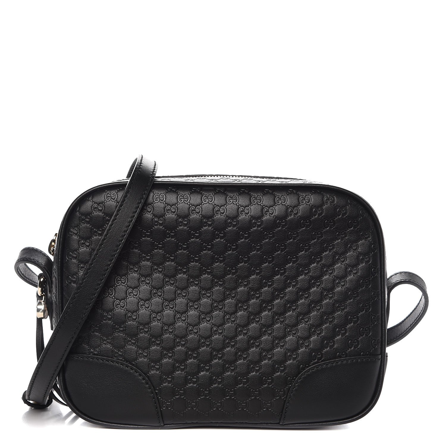 Gucci Microguccissima Mini Bree Messenger Bag Black 1 of 7